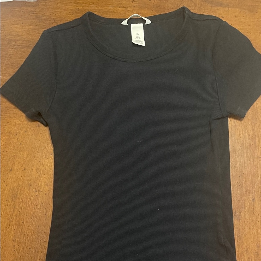 H&M Black Short Sleeve Tee